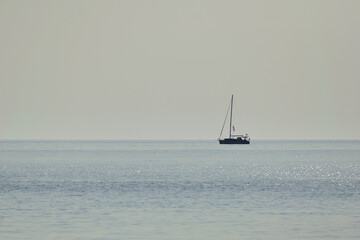 Fototapeta premium sailboat in the sea