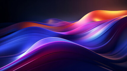 Obraz premium Three dimensional geometric wave concept. Modern abstract wallpaper background design.