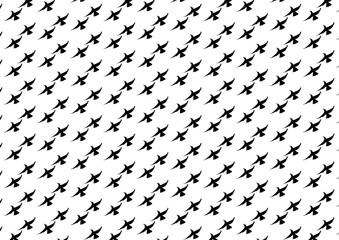 Vector seamless pattern with birds