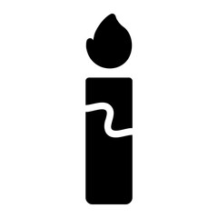 candles glyph icon