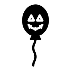 halloween party glyph icon