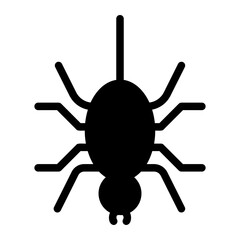 spider glyph icon