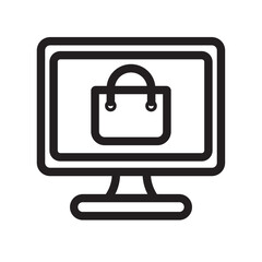 Online shopping computer