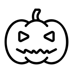 spooky line icon