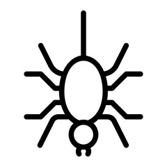 Obraz premium spider line icon