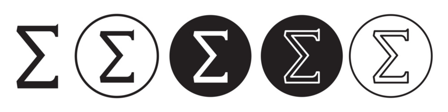 Sigma - Free shapes and symbols icons