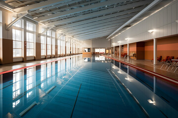 Obraz premium Indoors swimming pool