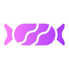 halloween candy gradient icon