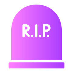tombstone gradient icon