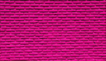 Purple brick background pattern. Brickwork. Purple brick background.