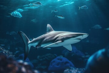 Great white shark underwater, Gansbaai, Western Cape, south Africa