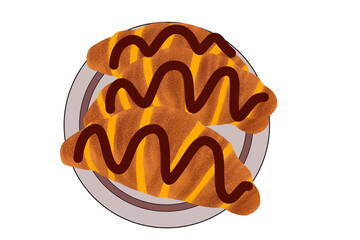 croissant illustration