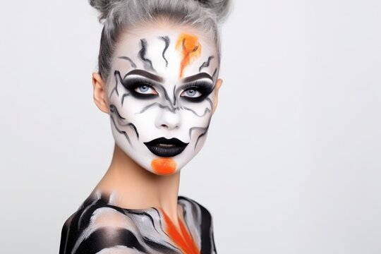 halloween makeup woman