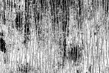Fototapeta premium Distressed wood texture. Black grainy texture on white background. Dust overlay textured. Grain noise particles. Rusted white effect. Grunge design elements. Vector illustration, EPS 10.