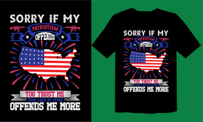 Sorry If My Patriotism Offends You Trust Me Your Lack Of Spine Offends Me More T shirt ,   veteran t shirt  ,veterans day Svg Design