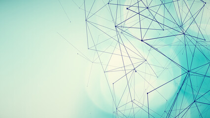 Obraz premium Lines composition exploring the harmony and balance of connected lines in a creative layout. Connected dots a playful exploration of connectivity and interaction interconnected dots and lines