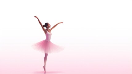 design template of ballerina and balllet dancing
