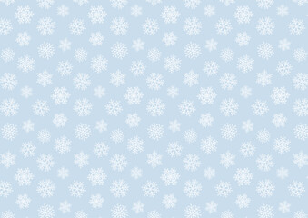 雪の結晶・スノーフレークの背景テクスチャ／冬・クリスマス