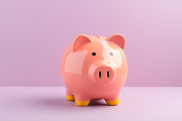 Conceptual piggy bank representing financial awareness - Powered by Adobe