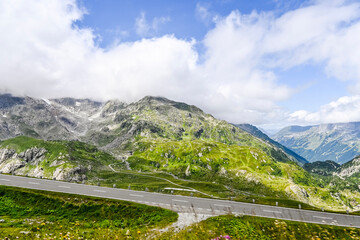 Innertkirchen, Passstrasse, Susten, Sustenpass, Bergstrasse, Haslital, Berner Oberland, Wanderweg,...