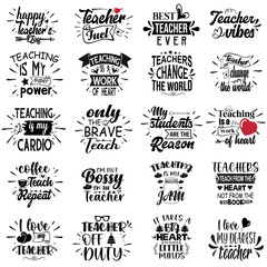 Fototapeta premium teacher'S DAY svg,TYPOGRAPHY BUNDLE T-SHIRT DESIGN.