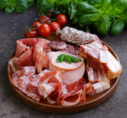 deli meats parma sausages ham jamon
