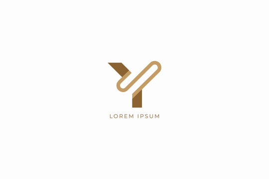 ys modern style fashion brand luxury style design modern style creative golden wordmark design typography illustration, ys typo, sy logo
