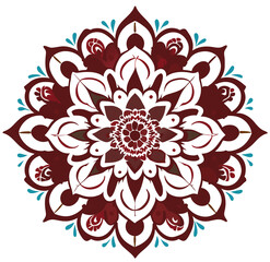 mandala abstract floral background