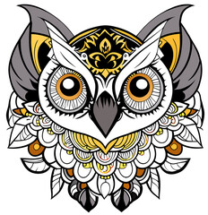 owl with wings