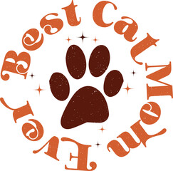 Mother's Day Mom Sublimation Design. Colorful Wavy Love Heart Typography for Mom Valentine Gift.