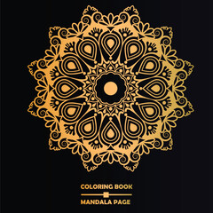 Paper cutting simple flower Luxury mandala design