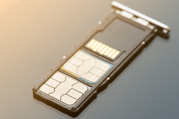 sim cards, dual sim for phone plus memory card.