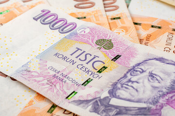 Money of Czech Republic.