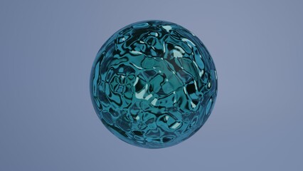 Abstract Spheres: Geometric Contemporary Art - 3D render, Creative Design, Minimalist Composition, Visual Symmetry, and Innovative Structure