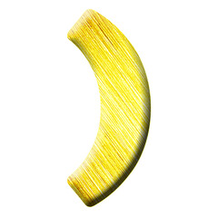 3D gold Alphabets and Numbers