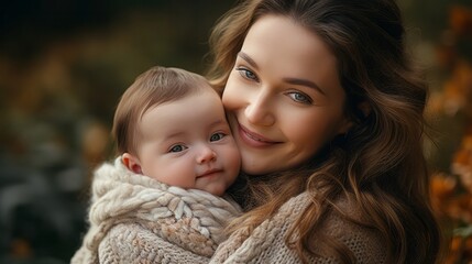 Obraz premium mother and child