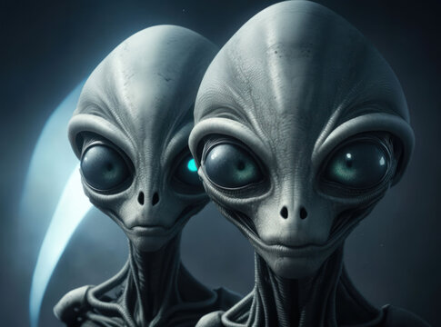 aliens with large eyes for decorating projects
