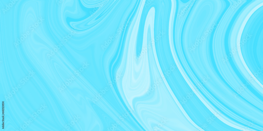 Wall mural abstract beautiful blue swirl liquid background. acrylic liquid textures with spots and splashes of 