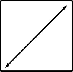 Area and dimension concept . Editable vector illustration.