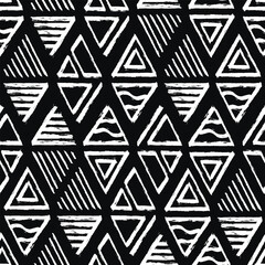 African pattern on a black background. This pattern is designed for various types of textiles, for prints on paper, as well as for prints on packaging.
