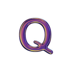 3D Letter Q