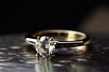 wedding diamond ring photography for special event generative ai