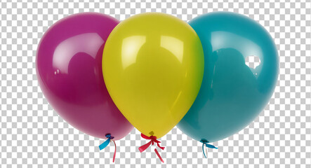 Balloons On Transparent Background png 