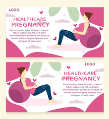 banner template flat design mother health care pregnancy and infant loss awareness