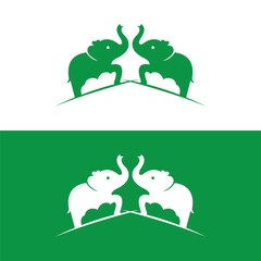 elephant vector logo.Elephant illustrations,Elephant icon.