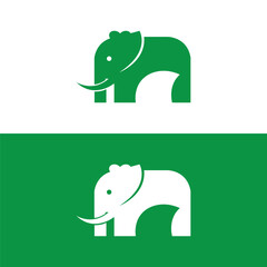 elephant vector logo.Elephant illustrations,Elephant icon.