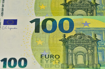 Images of banknotes of various countries. euro photos.