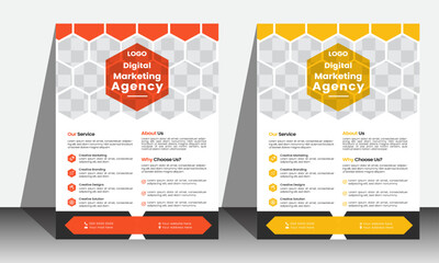 Corporate business flyer template. Creative Flyer Layout