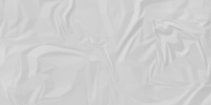 	
Crumpled paper texture and White crumpled paper texture crush paper so that it becomes creased and wrinkled. Old white crumpled paper sheet background texture.	
