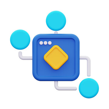 3d algorithm icon